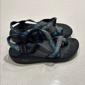 Chaco Navy and Teal Outdoor Sandals